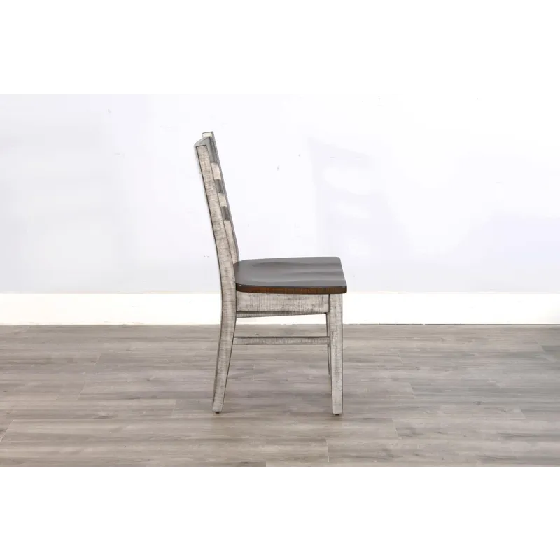 HOMESTEAD HILLS Ladderback Chair, Wood Seat