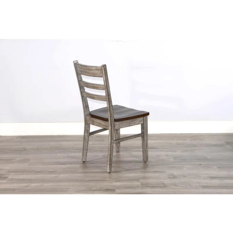 HOMESTEAD HILLS Ladderback Chair, Wood Seat