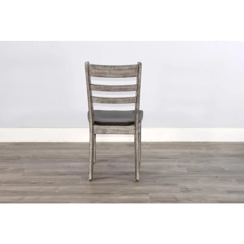 HOMESTEAD HILLS Ladderback Chair, Wood Seat