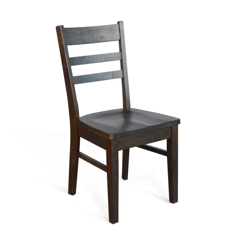 Homestead Ladderback Chair, Wood Seat