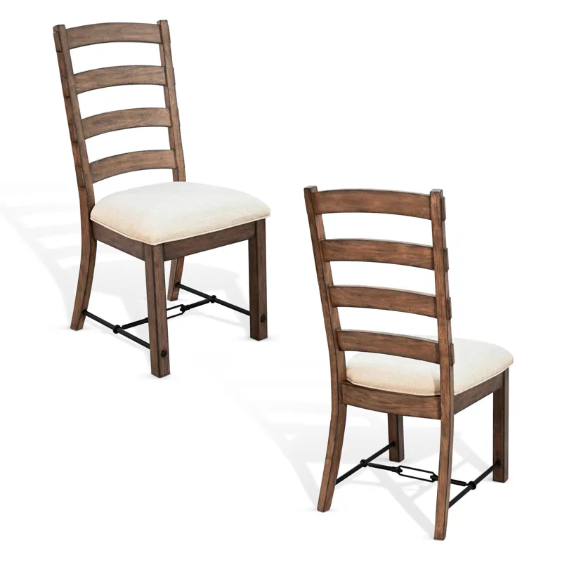 Yellowstone Ladderback Chair, Cushion Seat