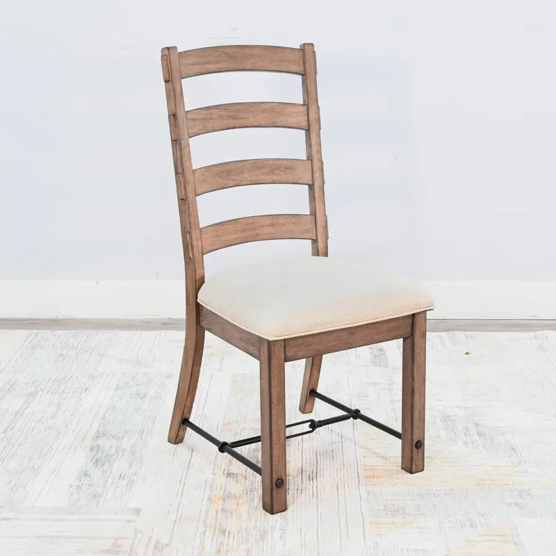 Yellowstone Ladderback Chair, Cushion Seat