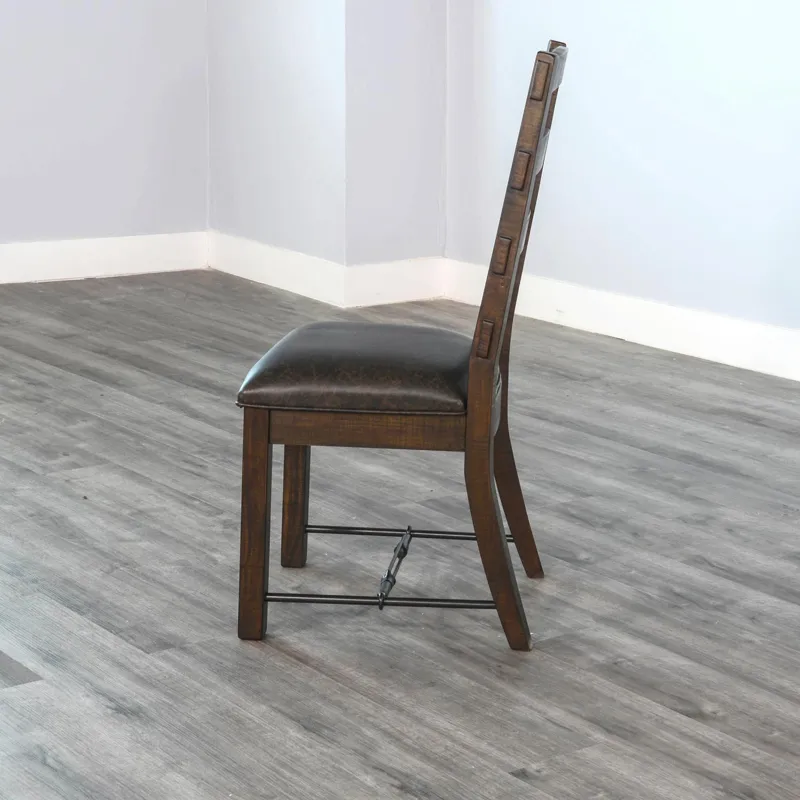 Homestead Ladderback Chair, Cushion Seat