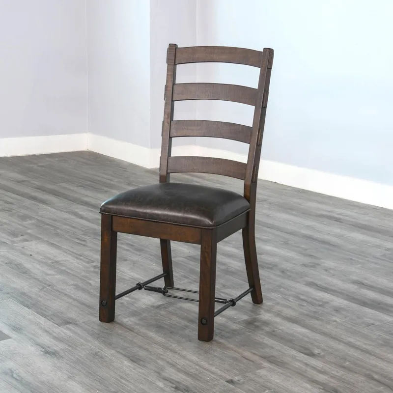 Homestead Ladderback Chair, Cushion Seat