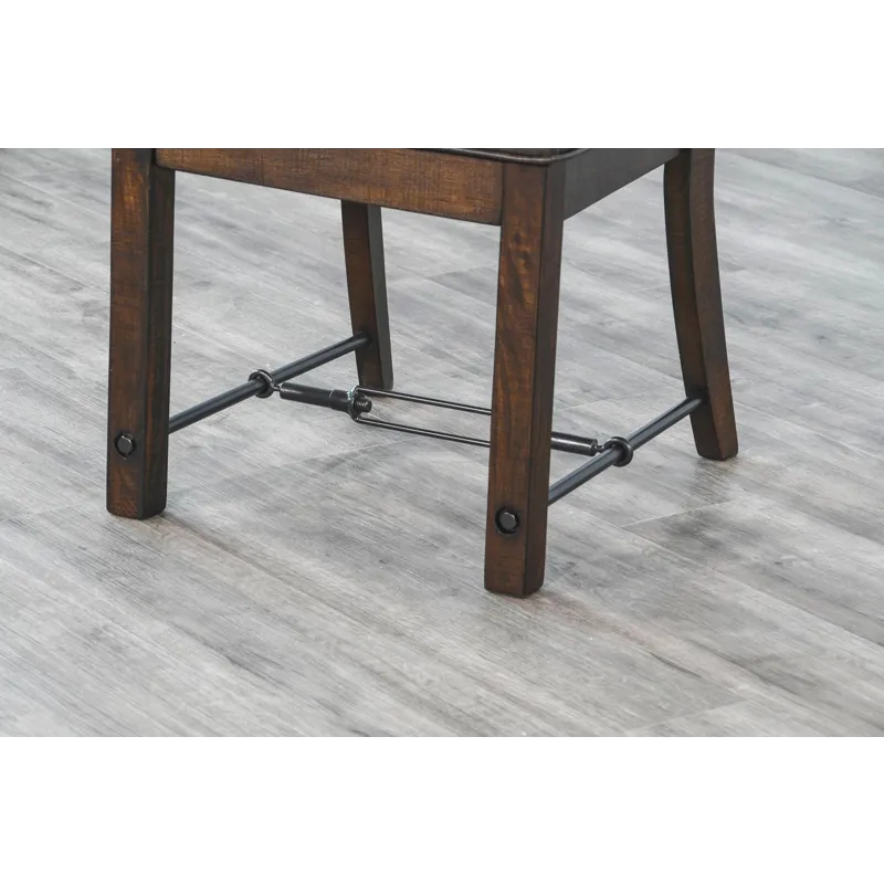 Homestead Ladderback Chair, Cushion Seat