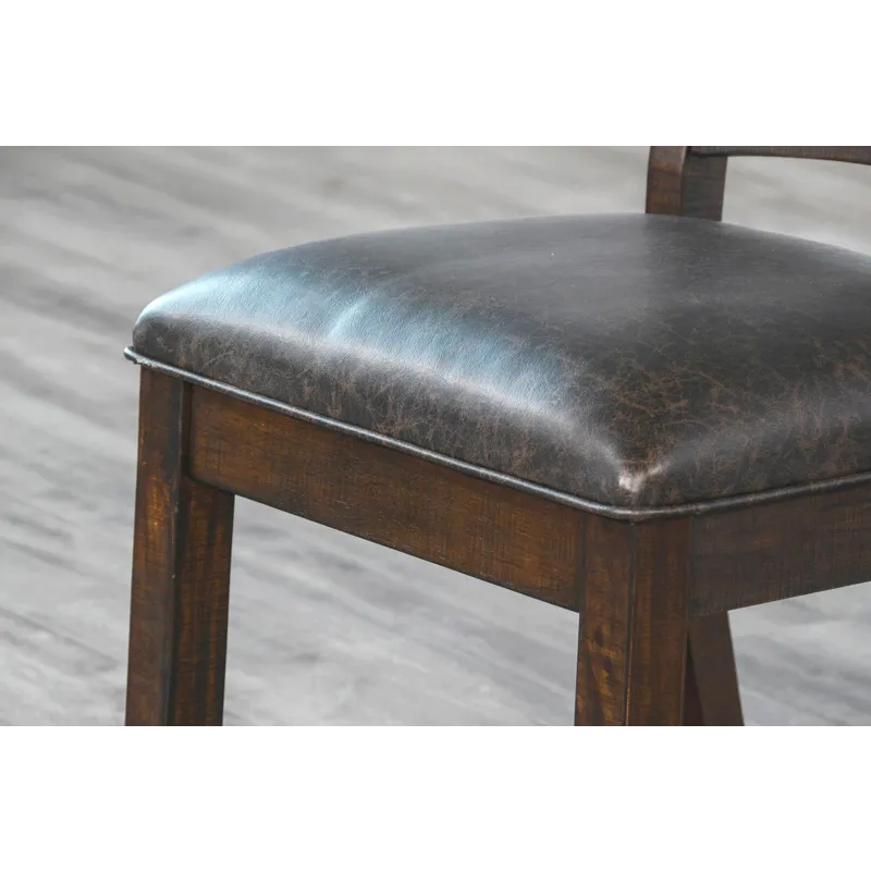 Homestead Ladderback Chair, Cushion Seat
