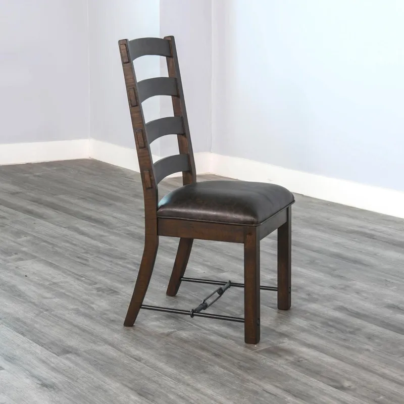 Homestead Ladderback Chair, Cushion Seat