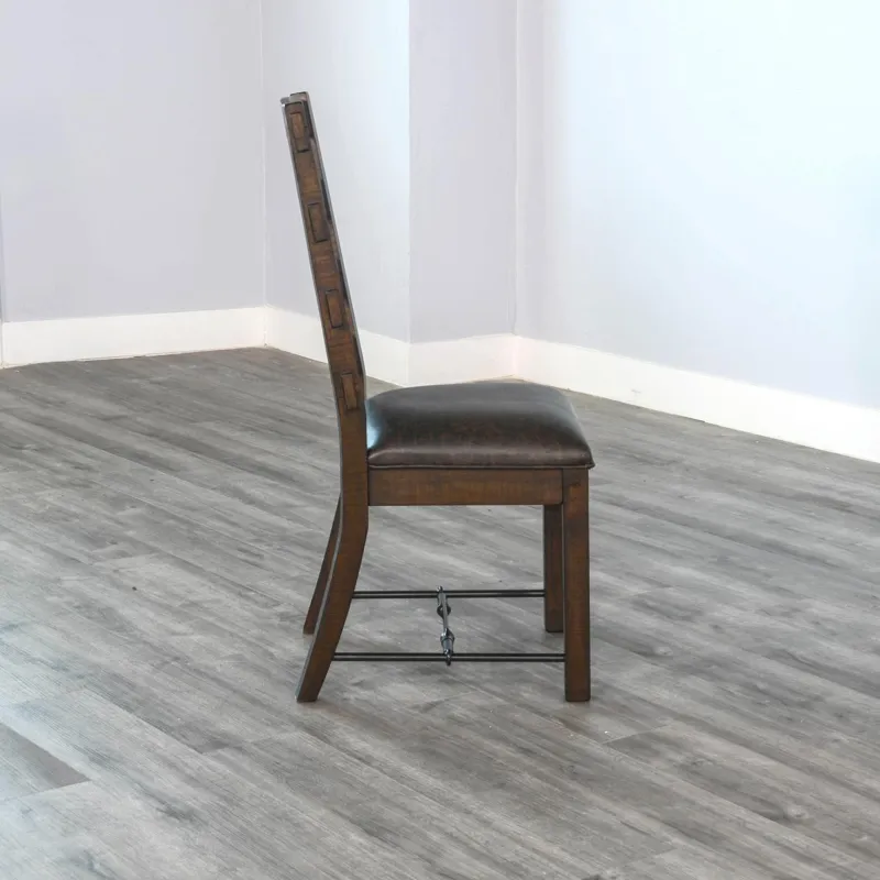 Homestead Ladderback Chair, Cushion Seat