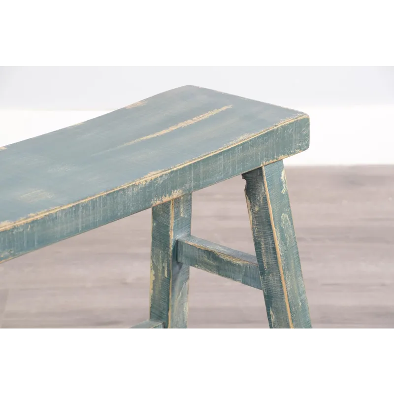 Marina Sea Grass 24"H Bench, 9" Wood Seat