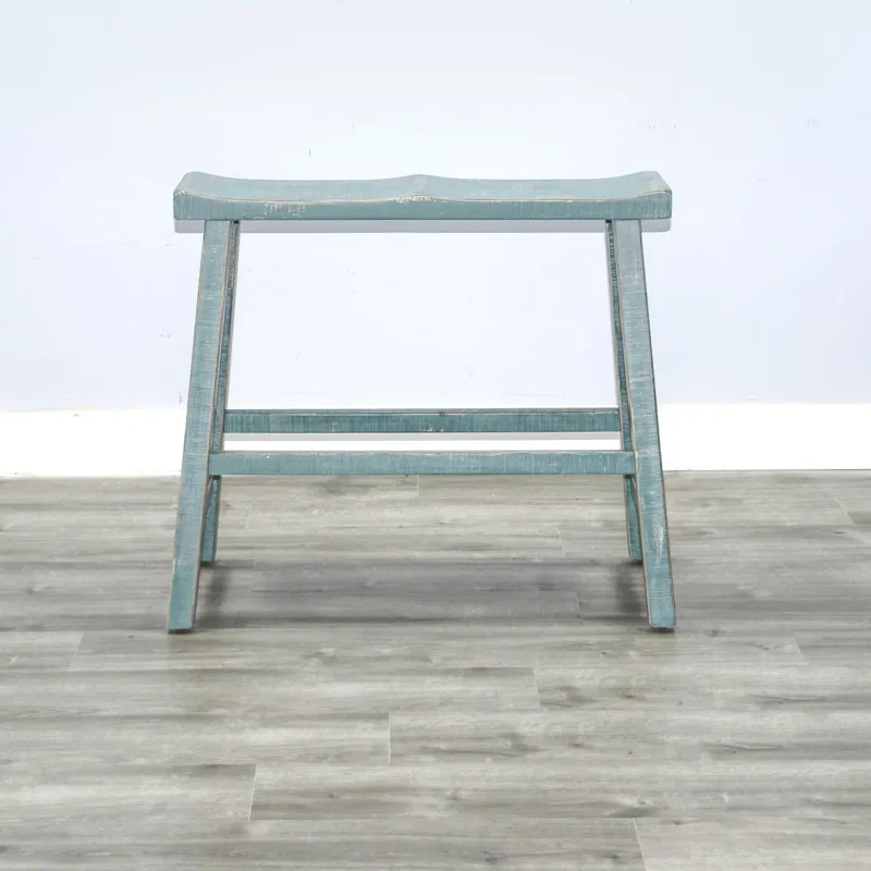 MARINA Sea Grass 30'H Bench, Wood Seat