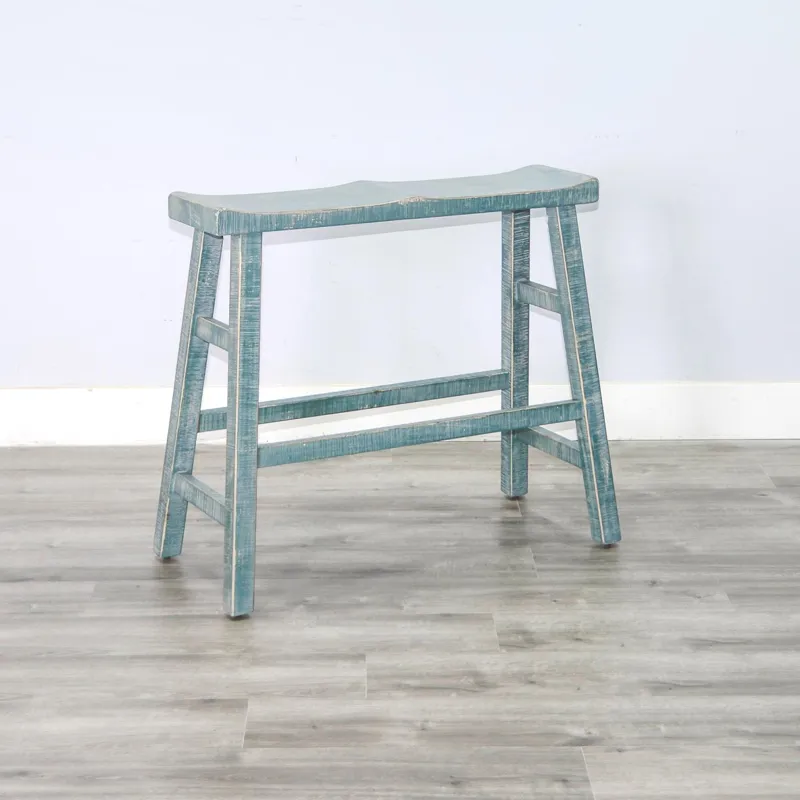 MARINA Sea Grass 30'H Bench, Wood Seat