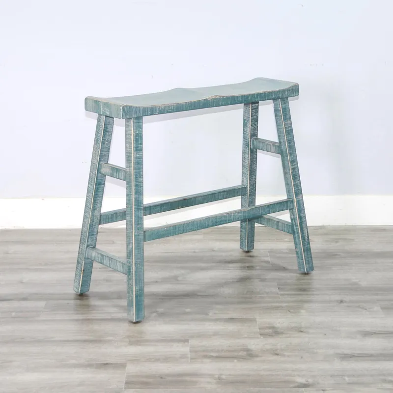 MARINA Sea Grass 30'H Bench, Wood Seat