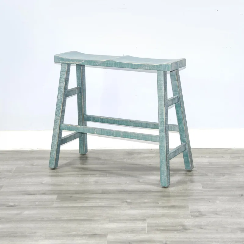 MARINA Sea Grass 30'H Bench, Wood Seat
