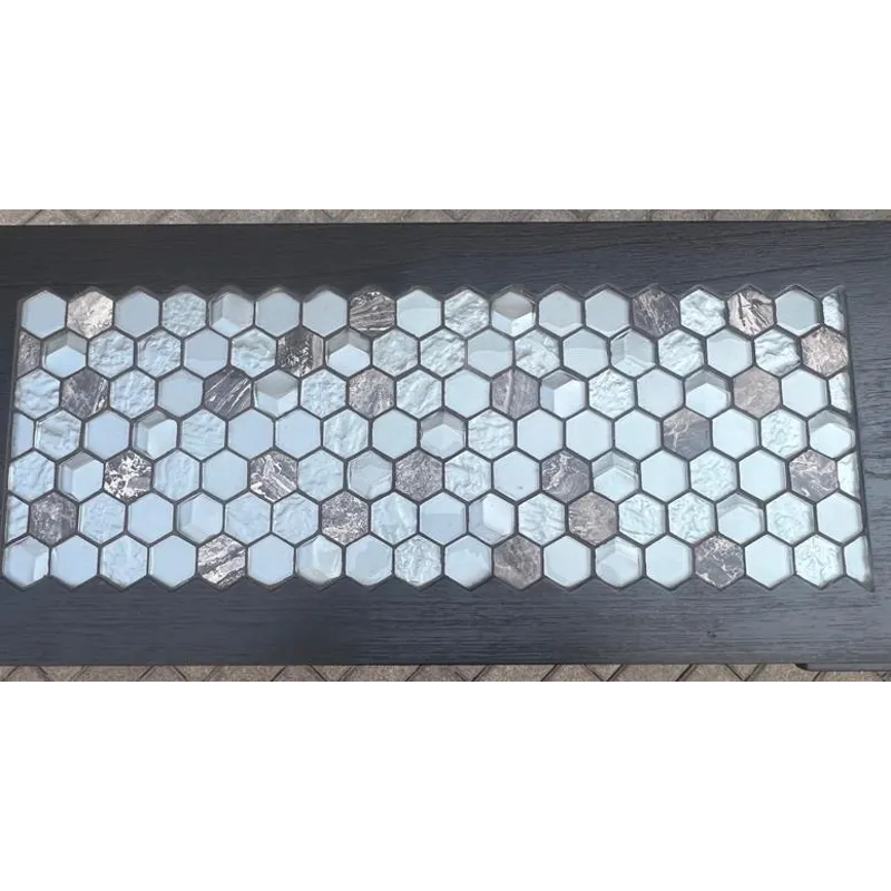 GEOVANNI Buffet w/ Tile Insert on Top w/  Drop Leaves on End