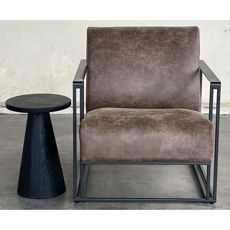 Melinda Metal Framed Accent Chair