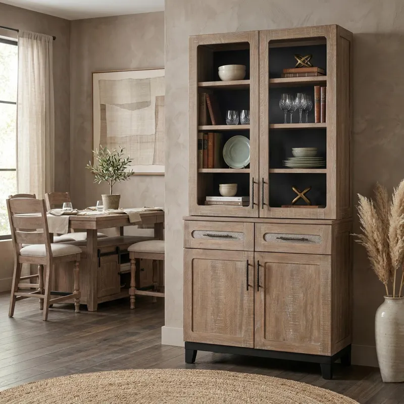 Tranquil Farms Tall Cabinet Hutch