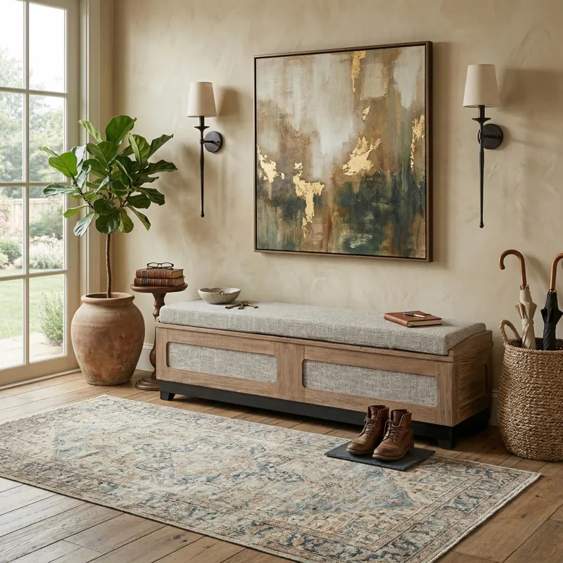Tranquil Farms Storage Bench
