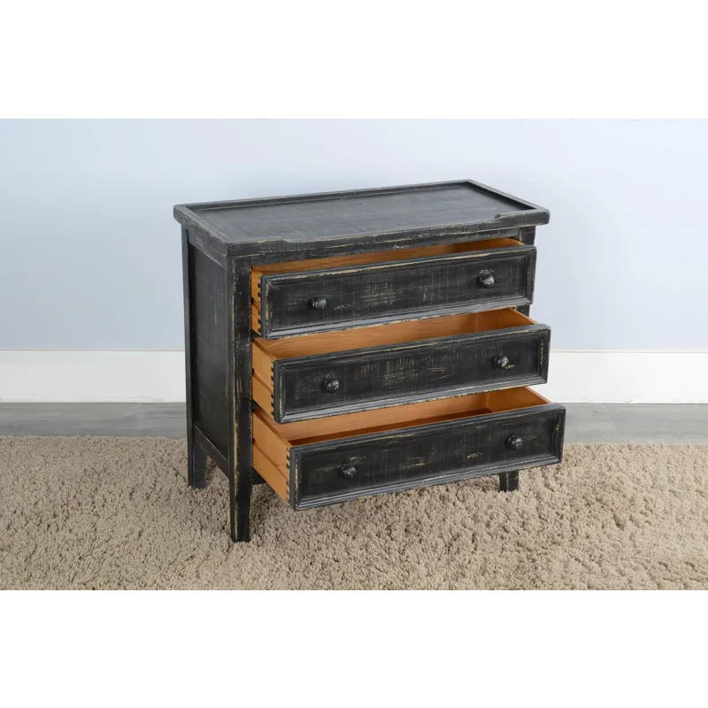 Marina Black Sand Side Chest