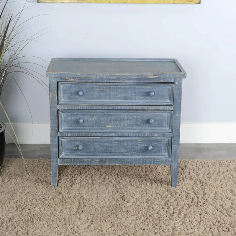 Marina Ocean Blue Side Chest
