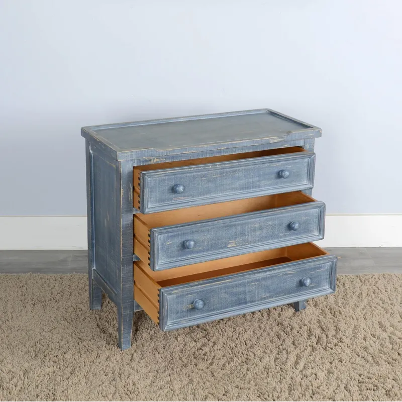 Marina Ocean Blue Side Chest