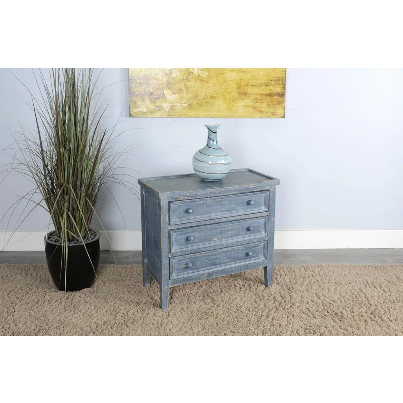 Marina Ocean Blue Side Chest