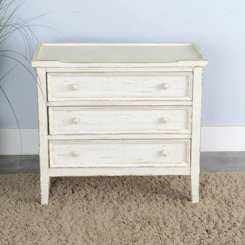 Marina White Sand Side Chest