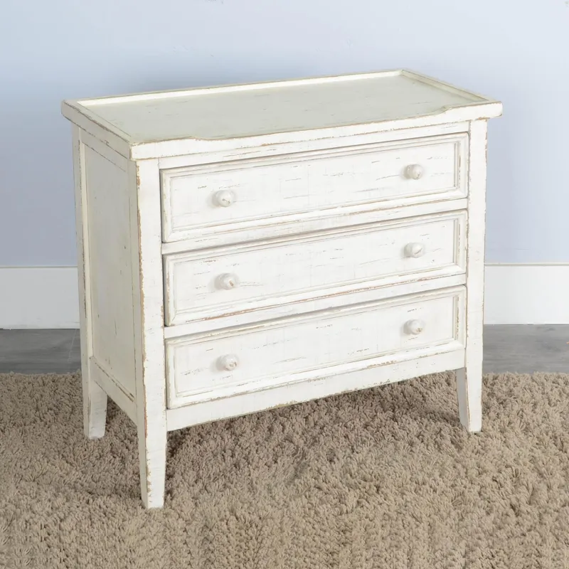 Marina White Sand Side Chest