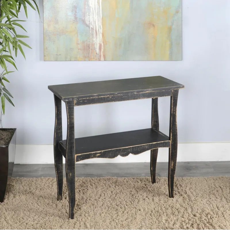 Marina Black Sand Side Table