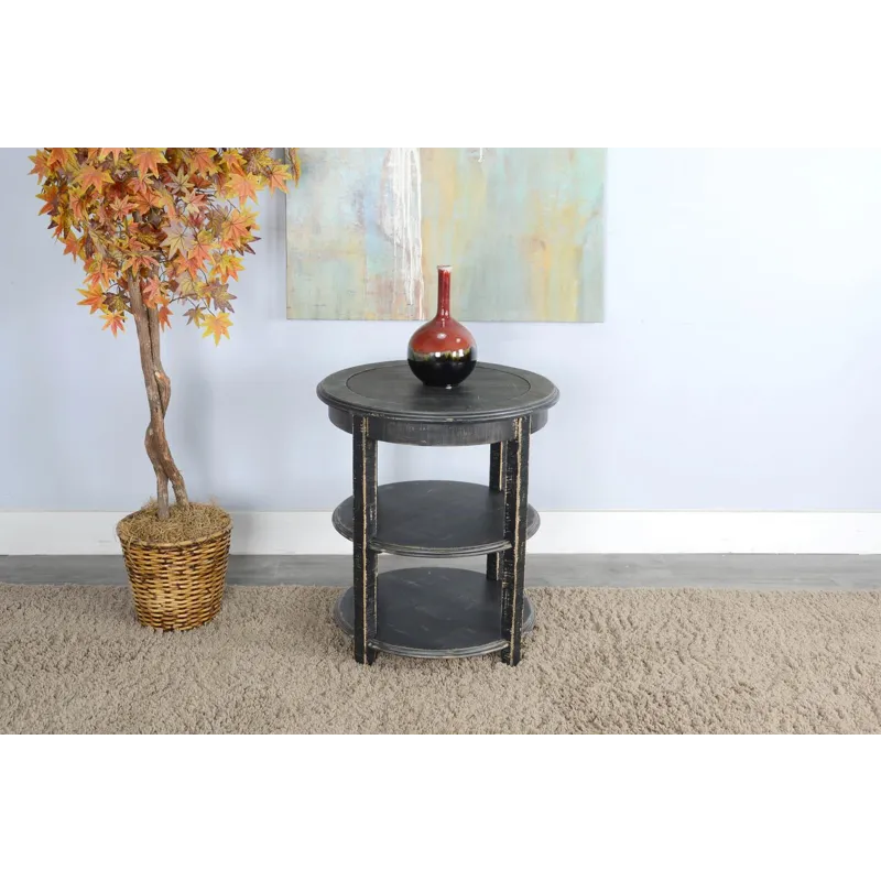 MARINA Black Sand Side Table
