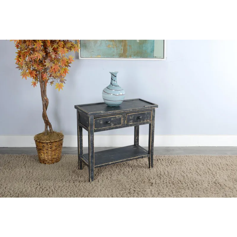 MARINA Black Sand Side Table