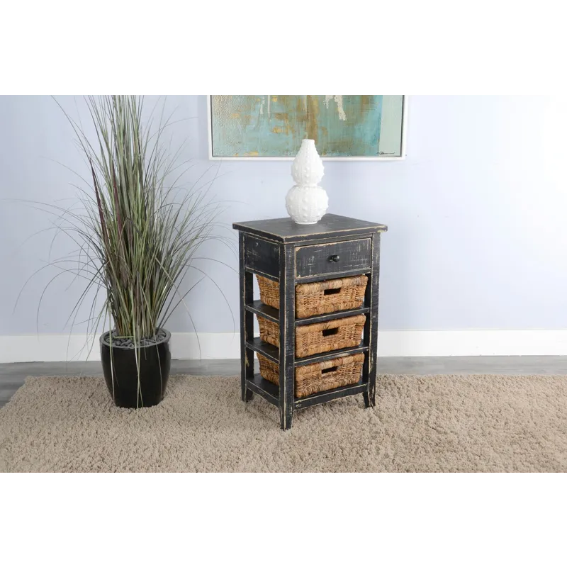 MARINA Black Sand Storage Table