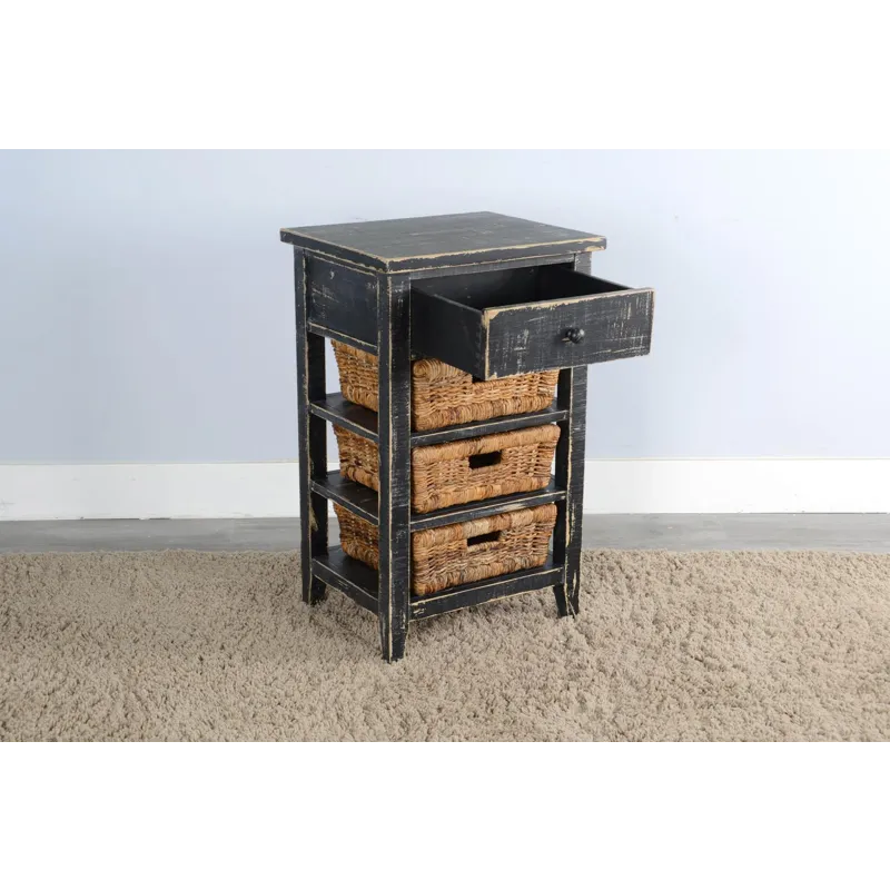 MARINA Black Sand Storage Table