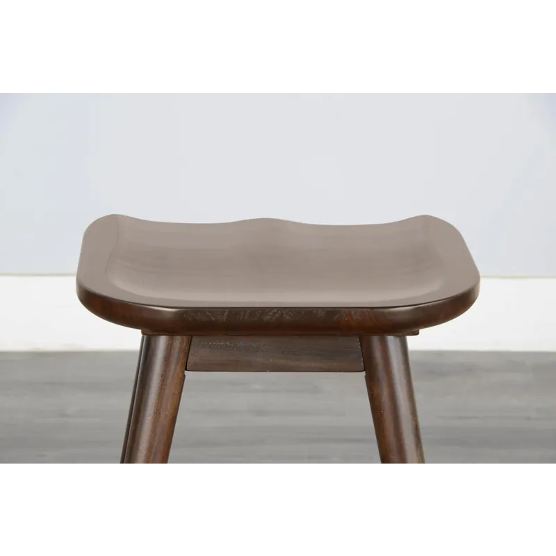 24"H Stool w/ Saddle Seat