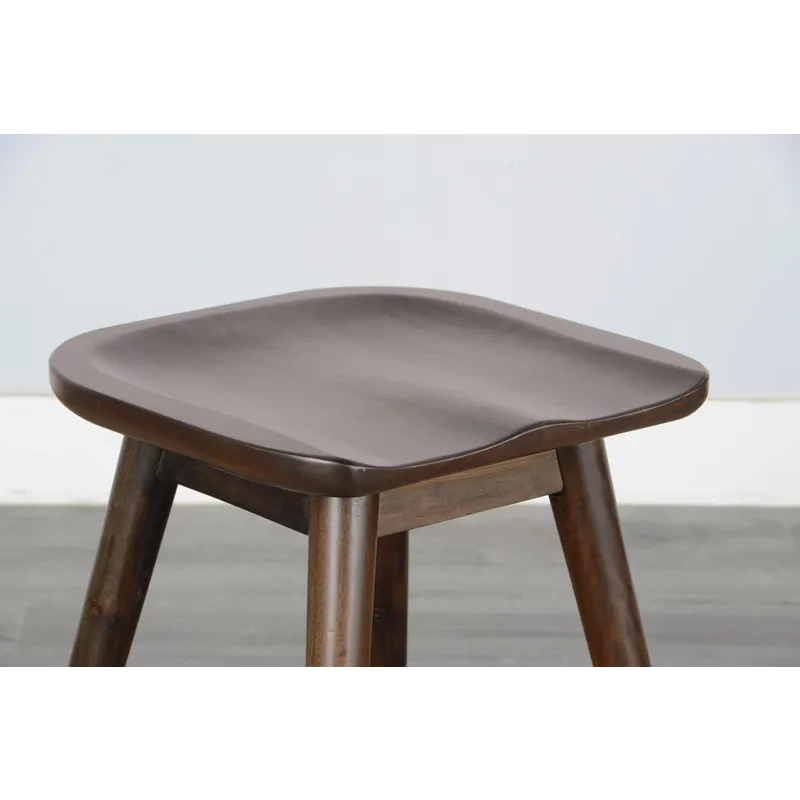 24"H Stool w/ Saddle Seat