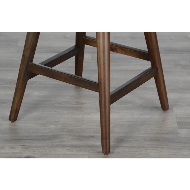 24"H Stool w/ Saddle Seat