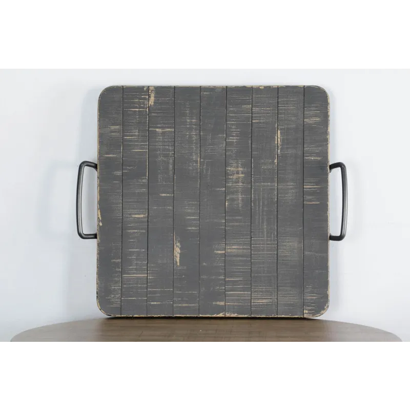 Marina Black Sand Ottoman Tray