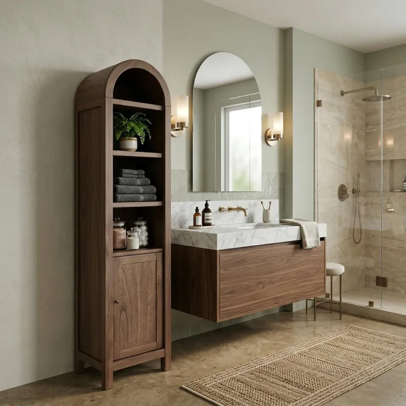 Small Arch Cabinet