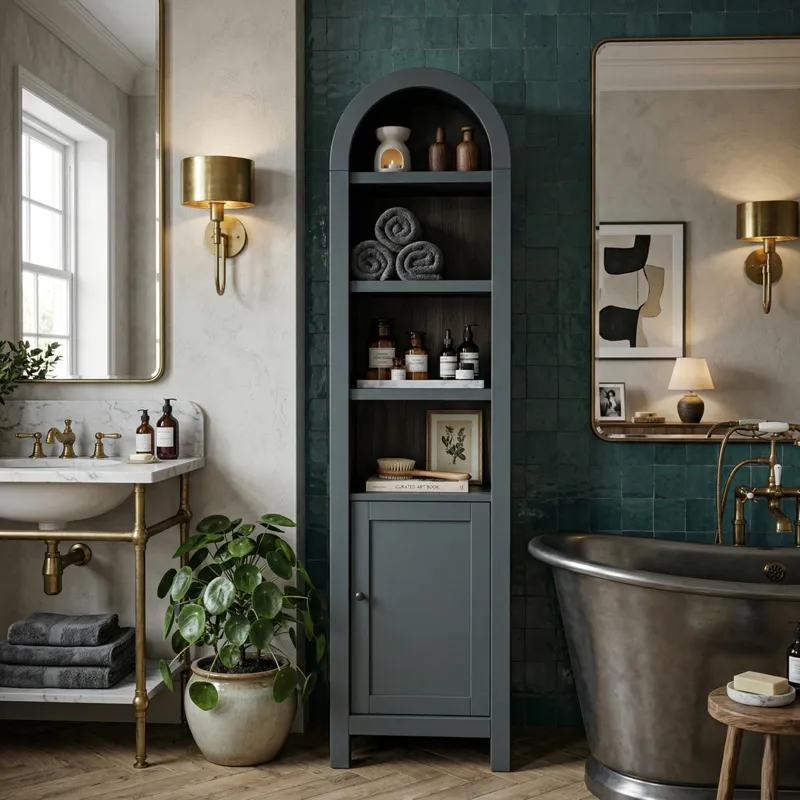 Small Arch Cabinet