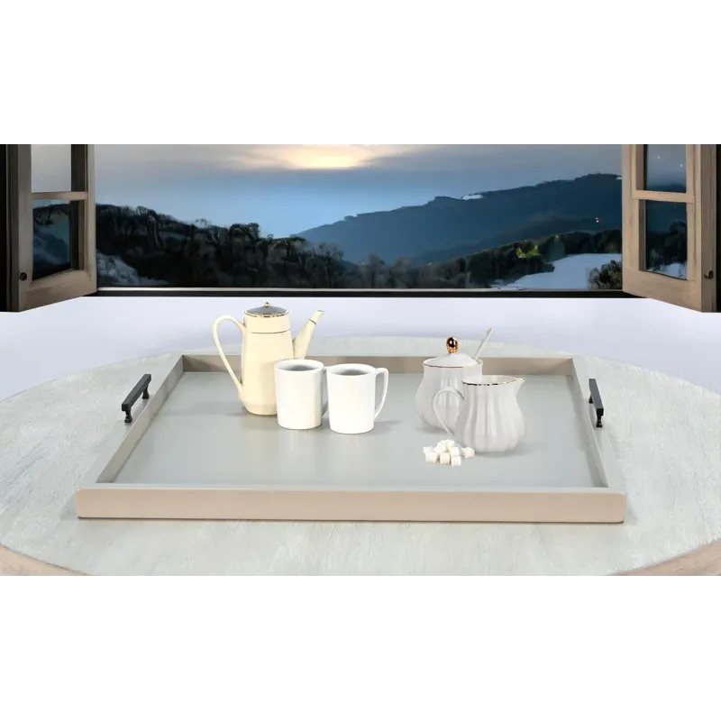 Square Tessa Ottoman Tray