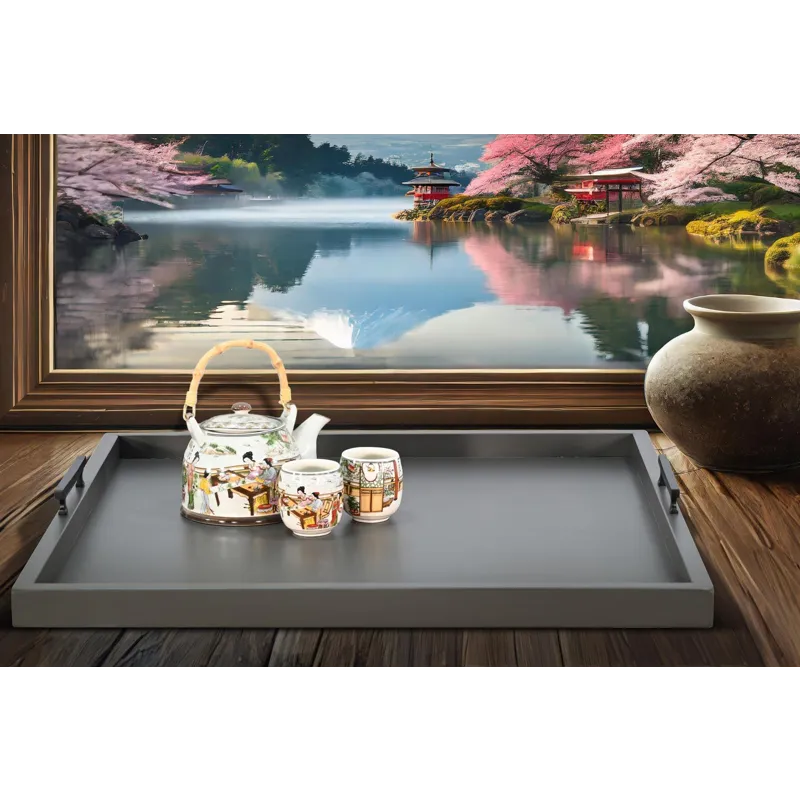 Square Tessa Ottoman Tray