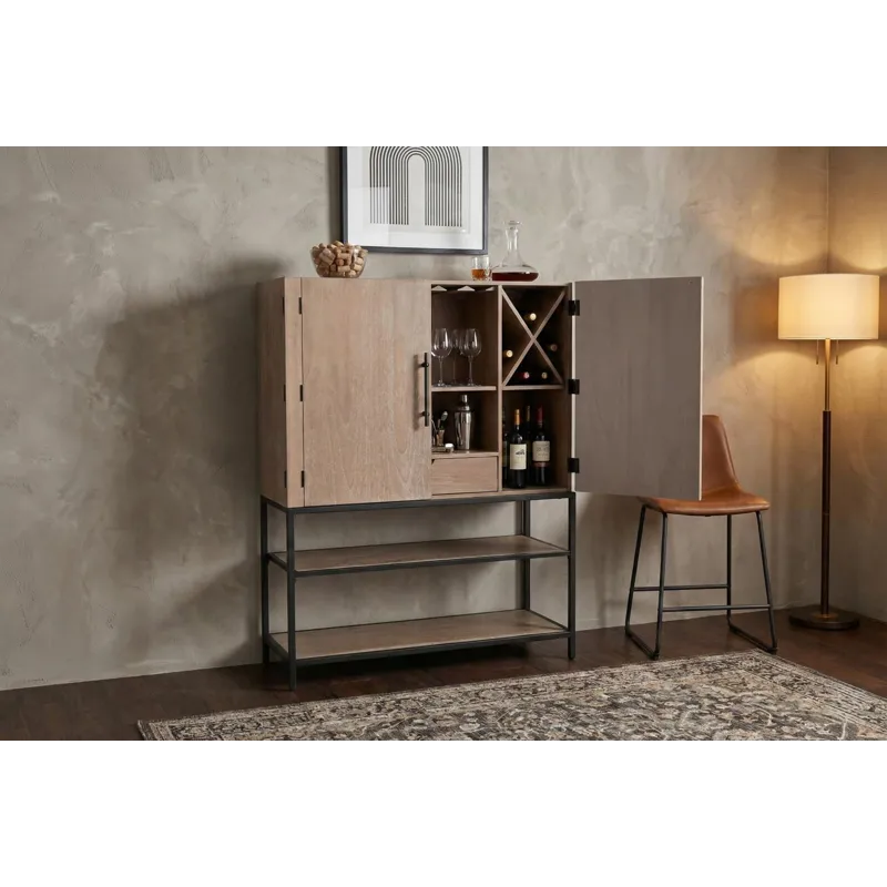 Violet Wine Bar Cabinet