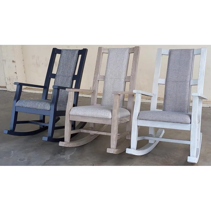 Mara Modern Rocker, Cushion Seat & Back