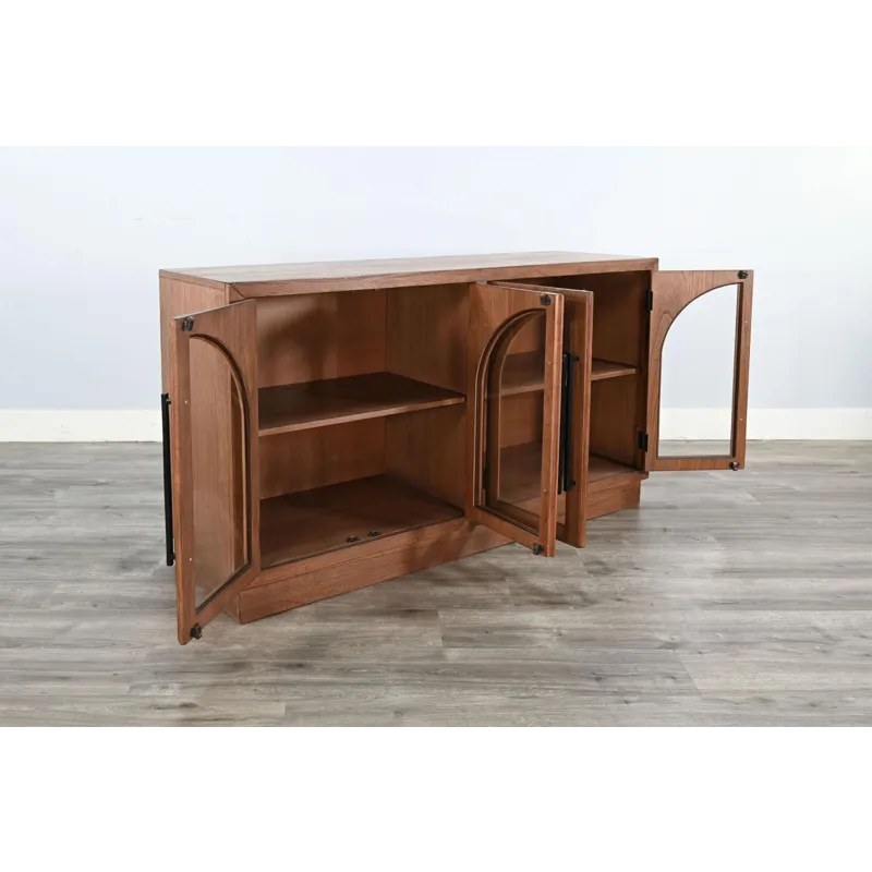 Double Arch Accent Cabinet