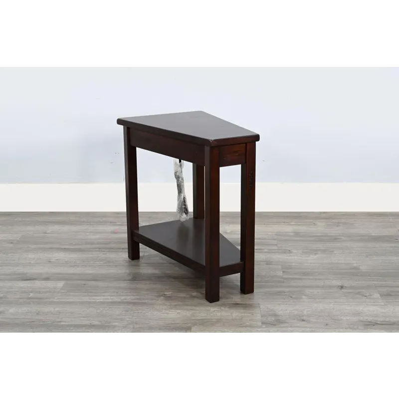 Santa Fe Chair Side Table w/ Power Strip