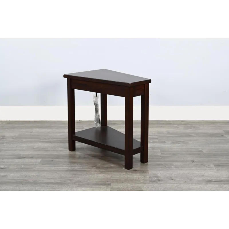 Santa Fe Chair Side Table w/ Power Strip