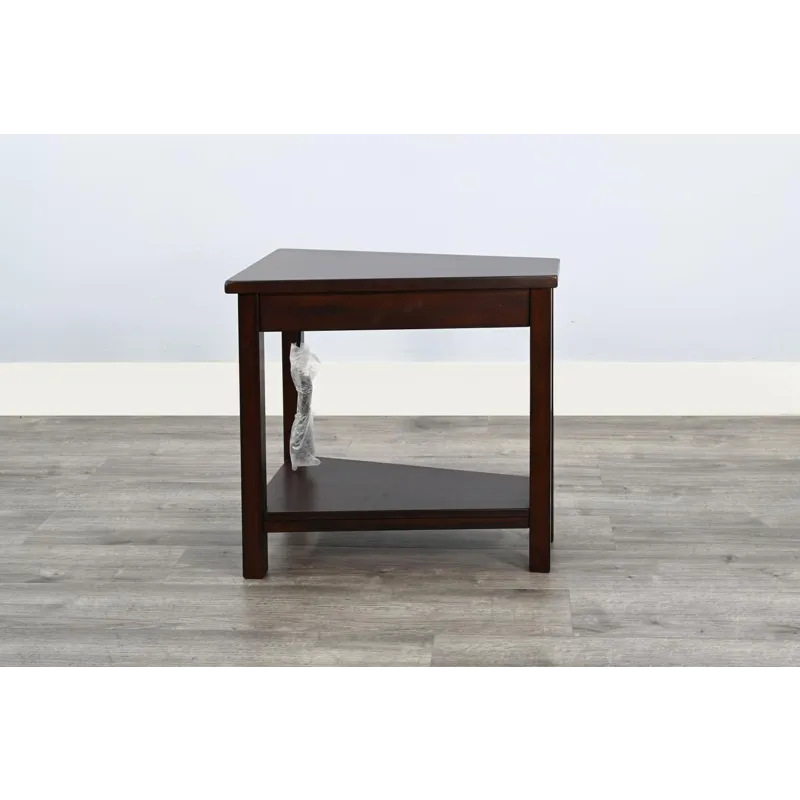 Santa Fe Chair Side Table w/ Power Strip