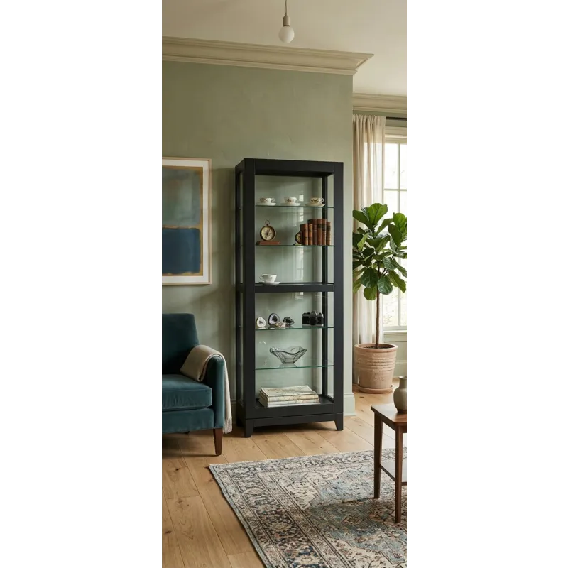 Laura Tall Cabinet w/Sliding Door