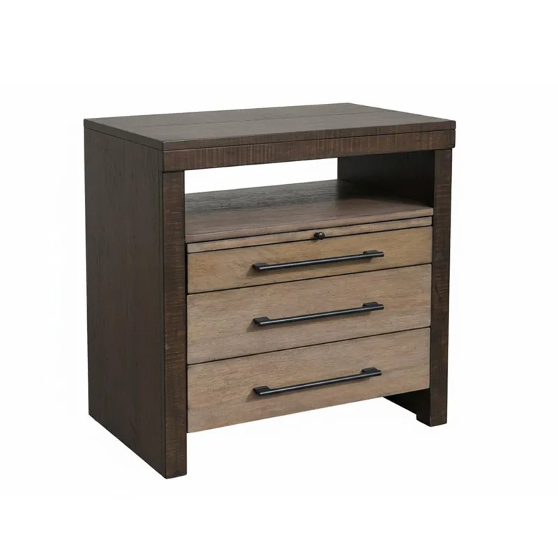 BOISE Night Stand w/Lights & Power
