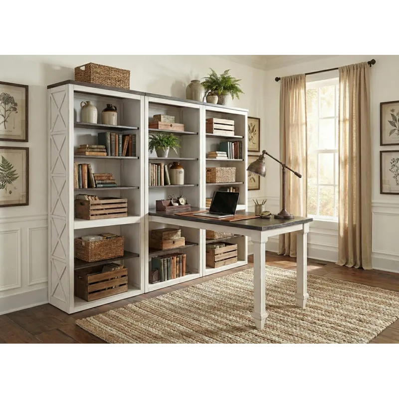 Carriage House Bookcase/ Open