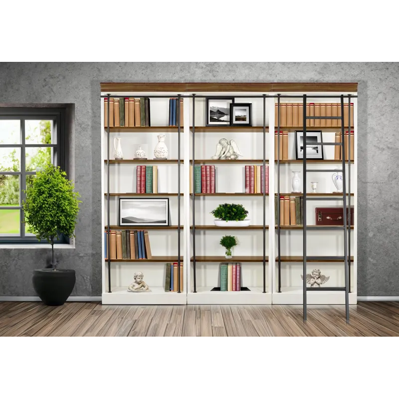 Pasadena Bookcase w/ Metal Post